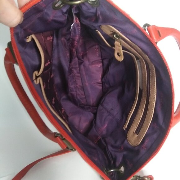 Anuschka ISLAND ESCAPE  Leather bag With Tropical Flowers hand painted - Picture 6 of 16